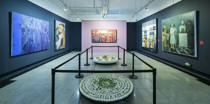 “共同缔造·第十四届湖北省美术作品展览”在湖北美院开幕